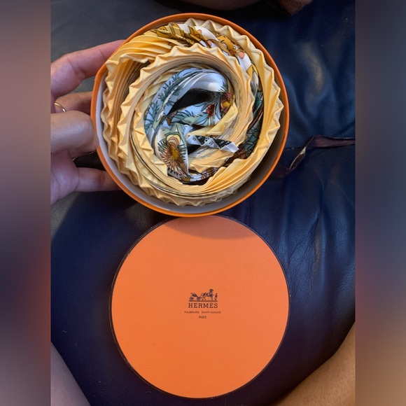 Hermes Accessories - Stunning Hermes Pleated Scarf